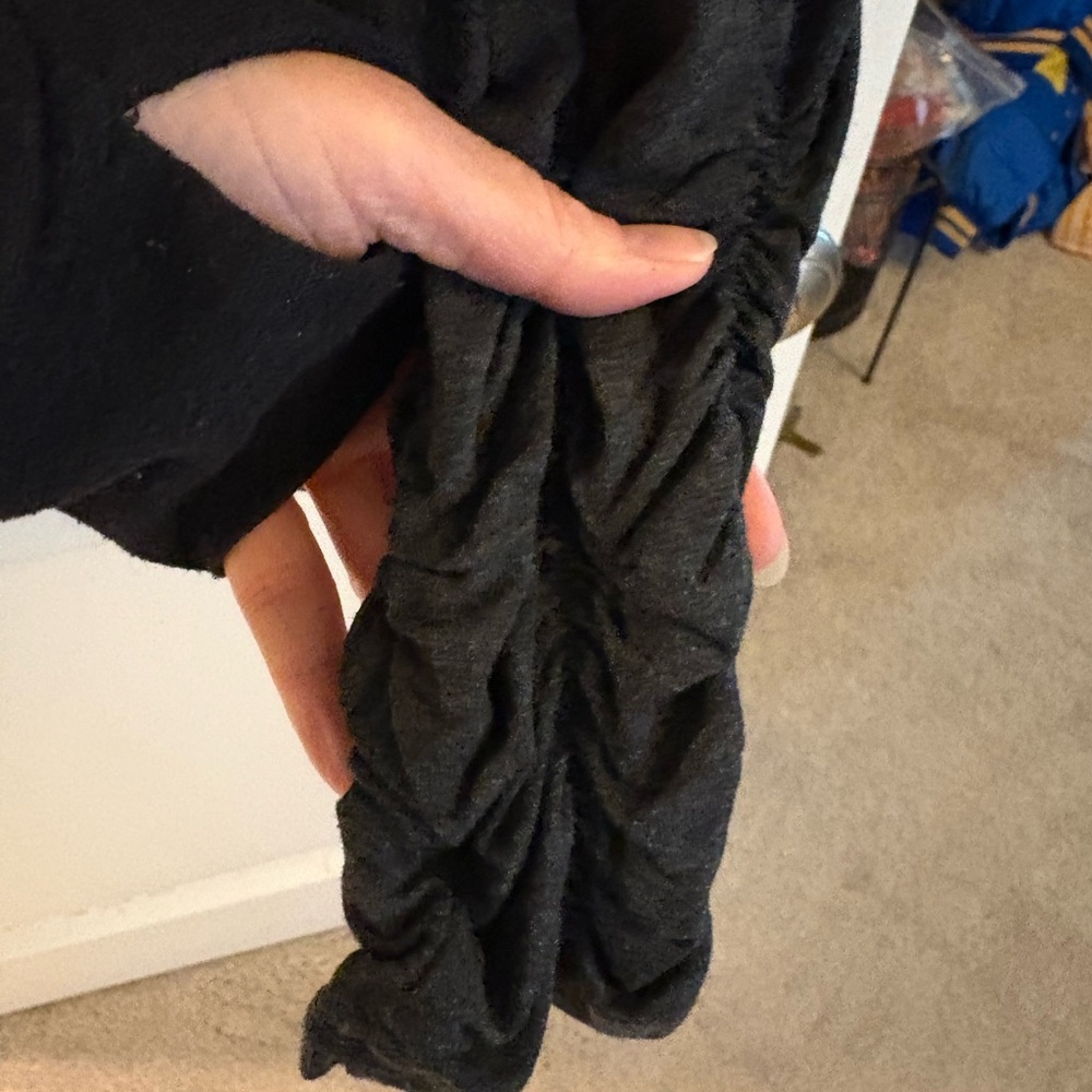 Alfani dark gray turtleneck with ruched sleeves - Picture 11 of 13